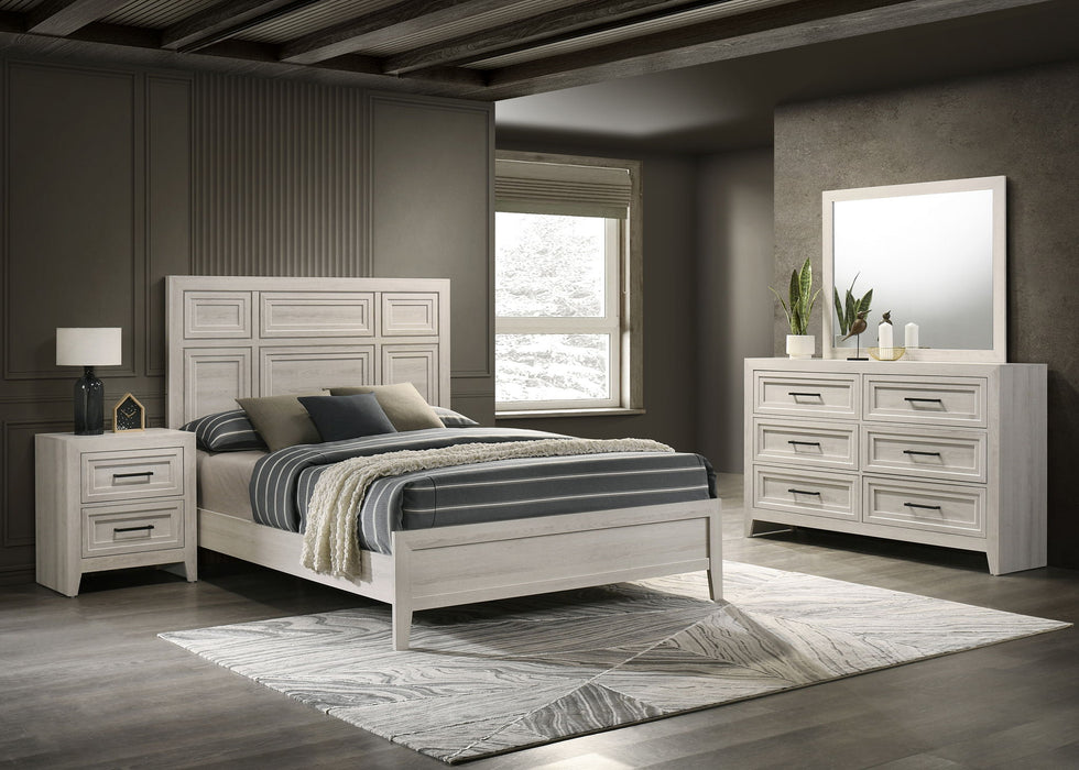 Lorraine - Queen 4 Piece Bedroom Set - Antique White