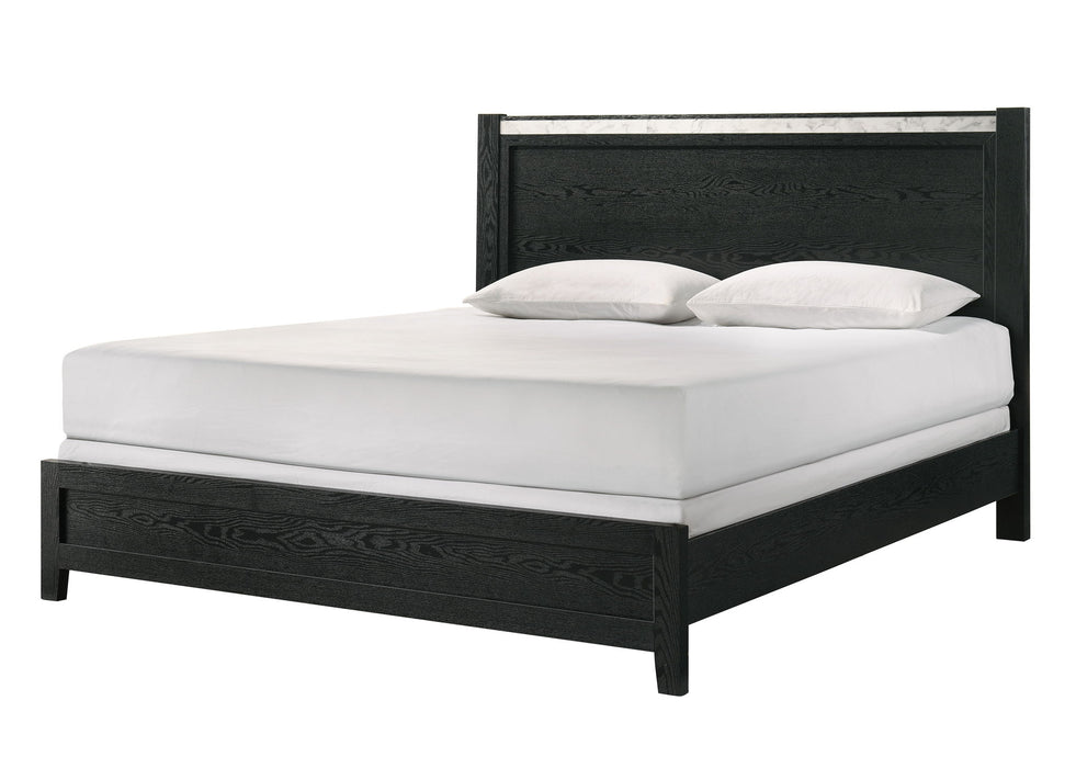 Lamar - Queen 5 Piece Bedroom Set - Black