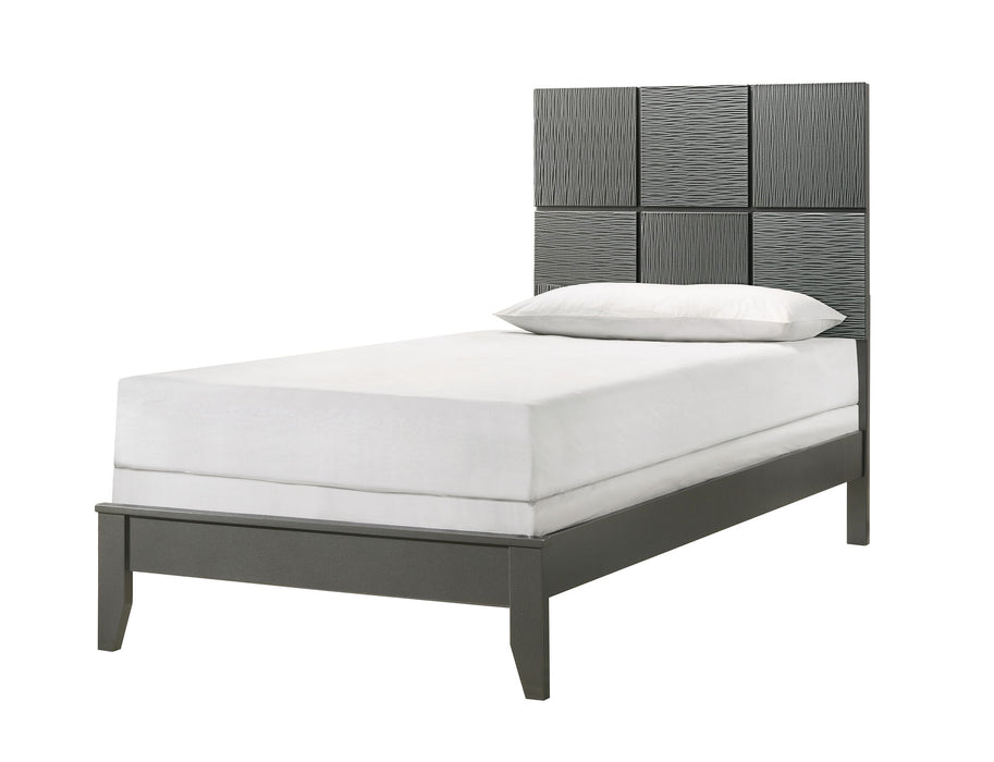 Denker - Twin Bed - Gun Metal