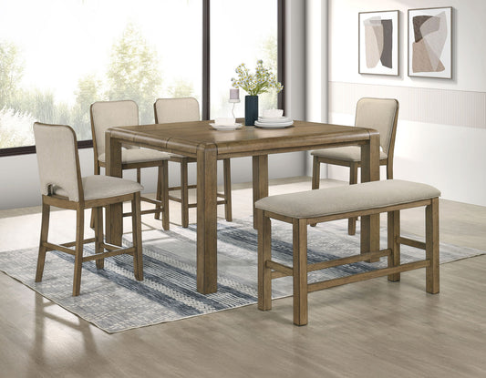 Cockrell Counter Height Dining Set - Light Brown