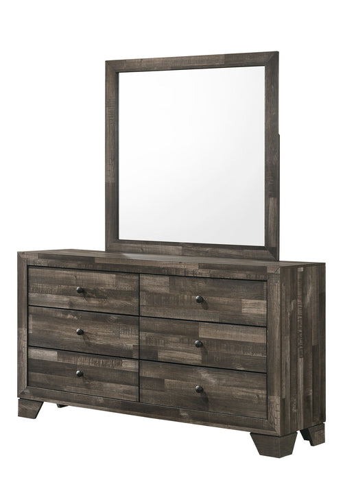 Atticus - Dresser & Mirror - Gray