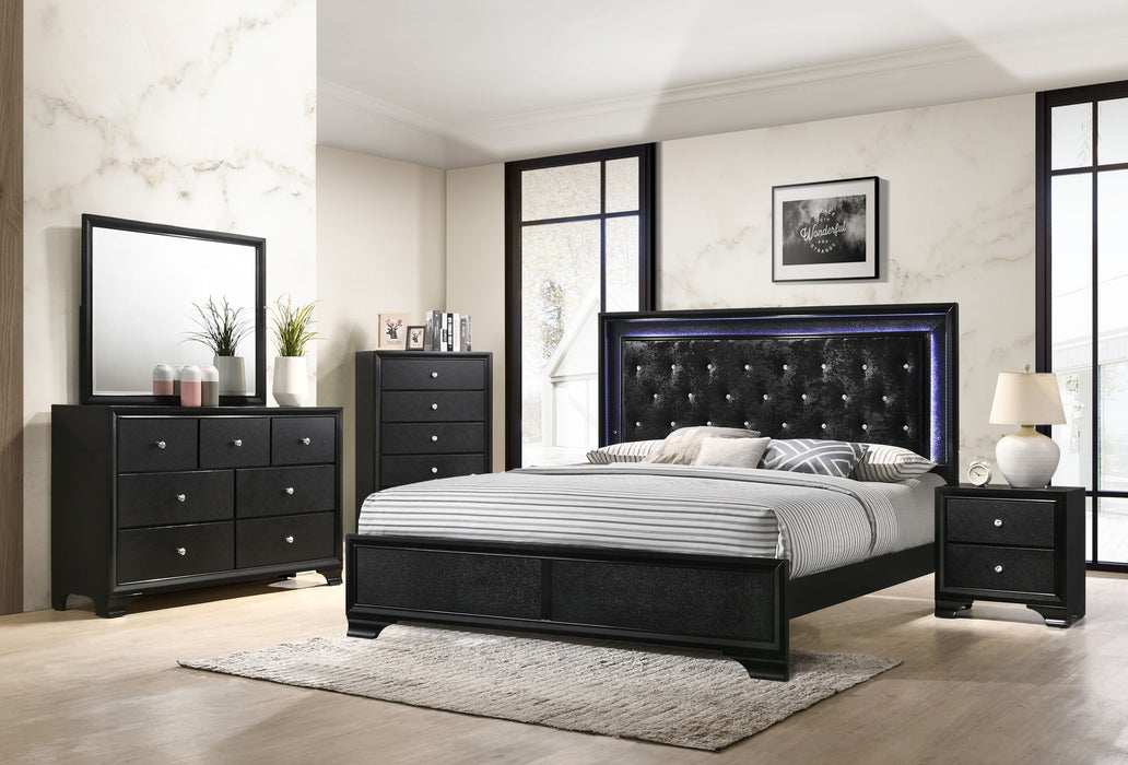 Micah - California King Bed - Black