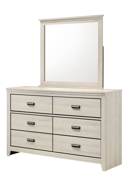 Carter - Dresser & Mirror - White