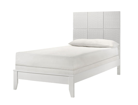 Denker - Twin Bed - White