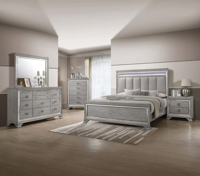 Vail - King 5 Piece Bedroom Set - Gray