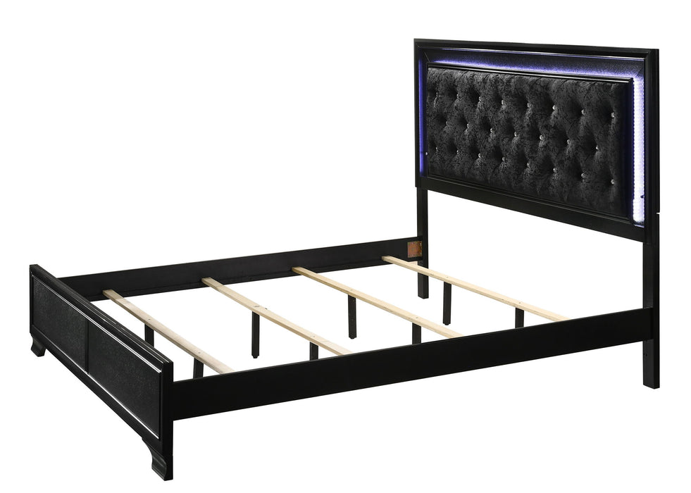 Micah - King 4 Piece Bedroom Set - Black