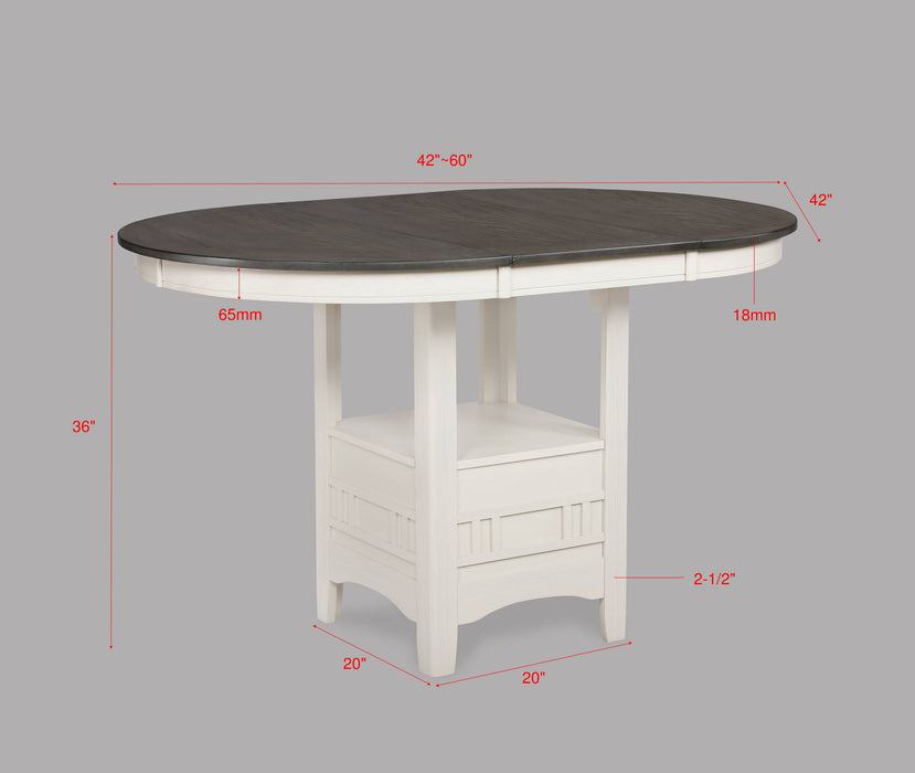 Hartwell - Counter Height Table - White