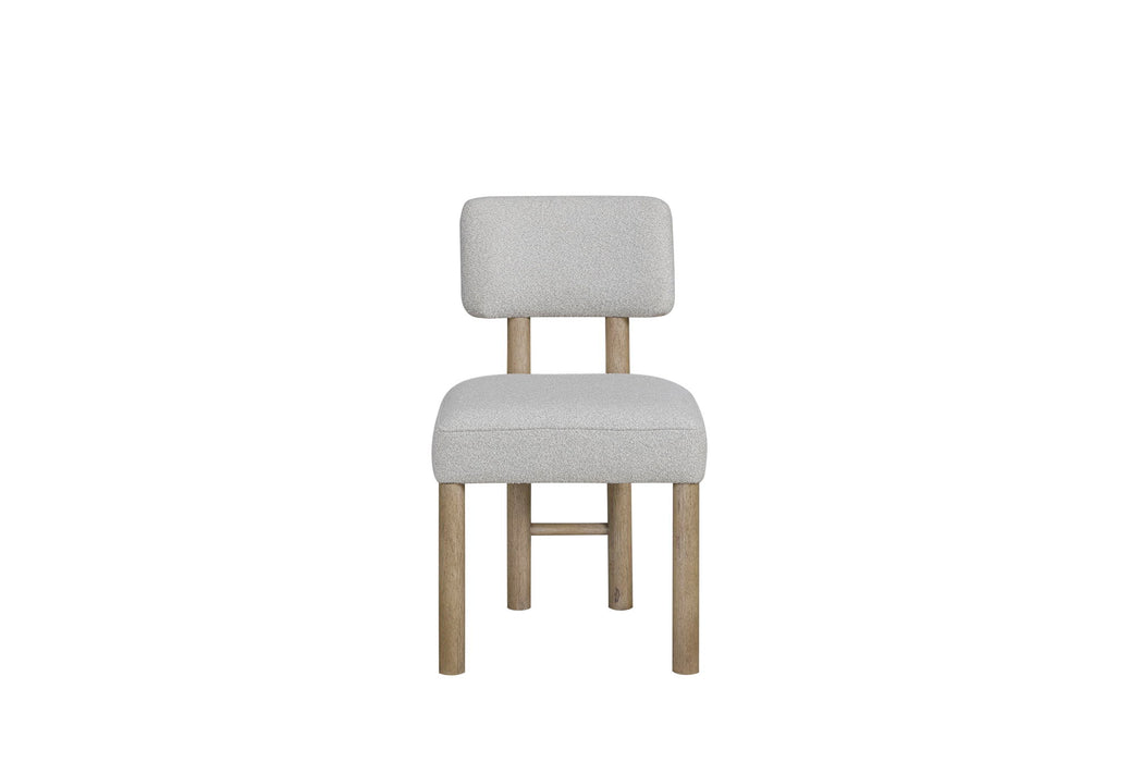 Pagosa - Upholstered Chair (Set of 2) - English Knotty Oak / Gray