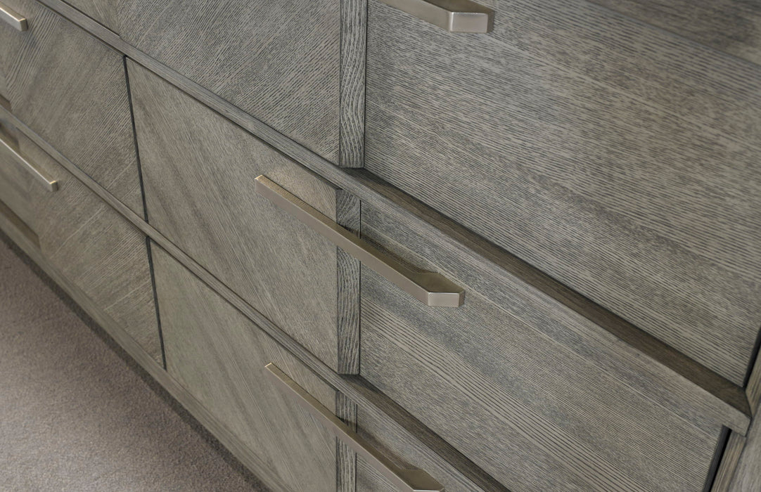 Aries - 6 Drawer Dresser - Gray