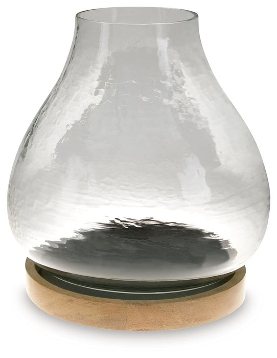 Adalisen - Candle Holder - Clear / Brown
