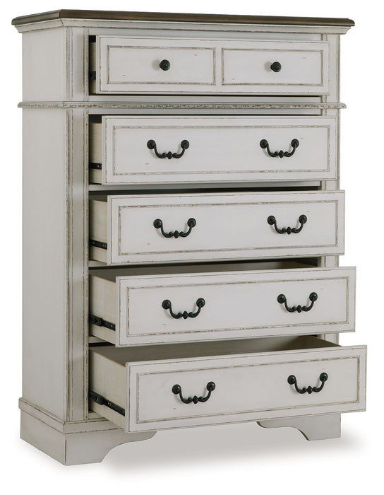 Blendon - Five Drawer Chest - Two-tone