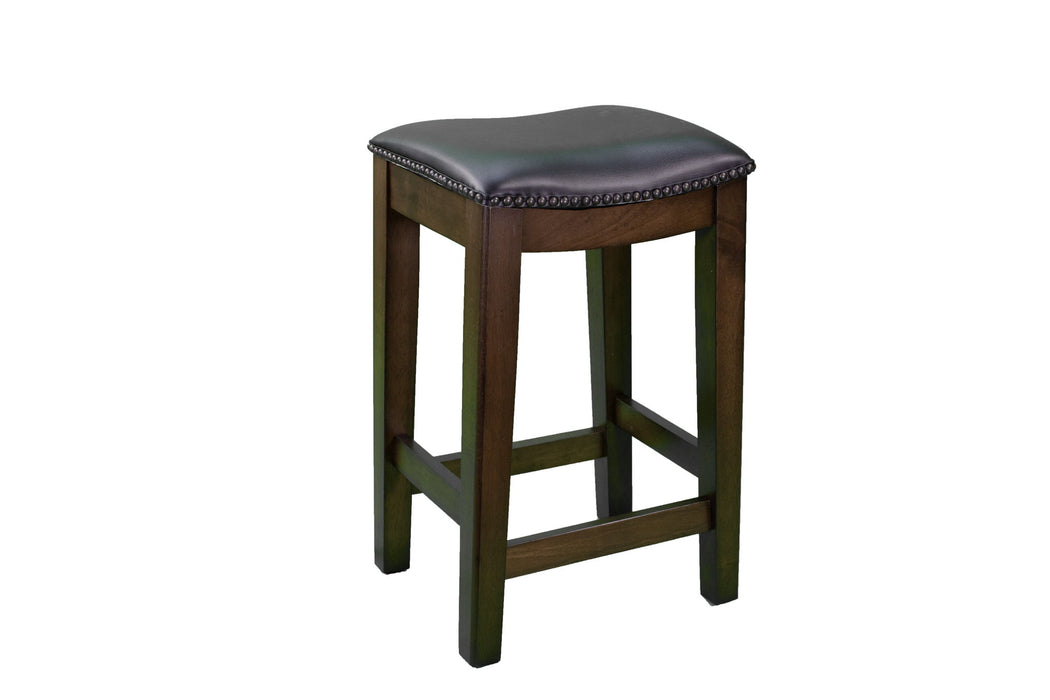 Carmina - Stool (Set of 2) - Dark Brown / Black