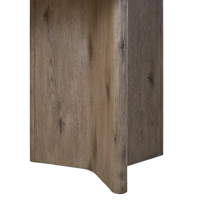 Pagosa - Double Pedestal Table - English Knotty Oak