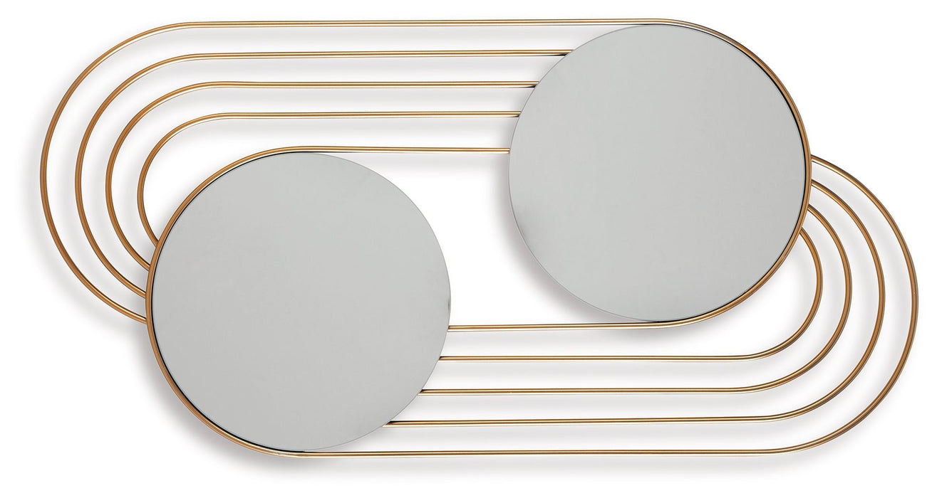 Warrenley - Accent Mirror - Gold Finish