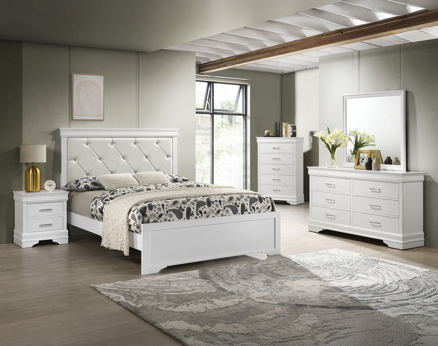 Amalia - Queen 5 Piece Bedroom Set - White