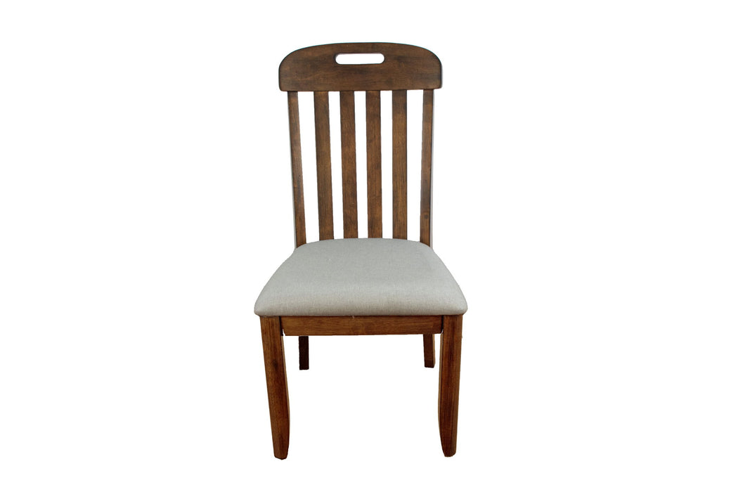 Danville - Slat Dining Chair (Set of 2) - Spice Brown
