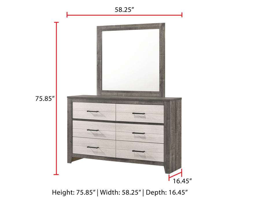 Rhett - Dresser - Chalk / Gray