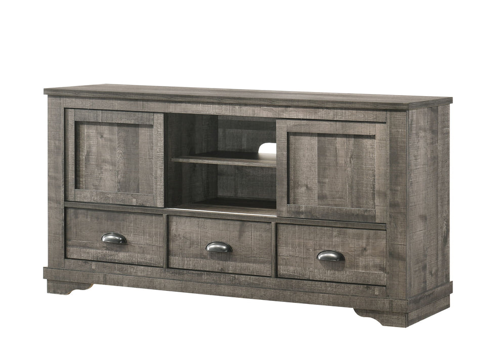 Coralee - TV Stand - Dark Gray