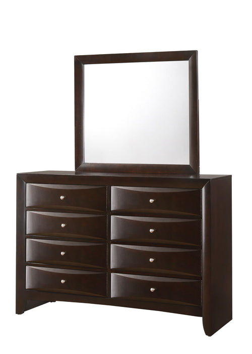 Emily - Dresser & Mirror - Cherry