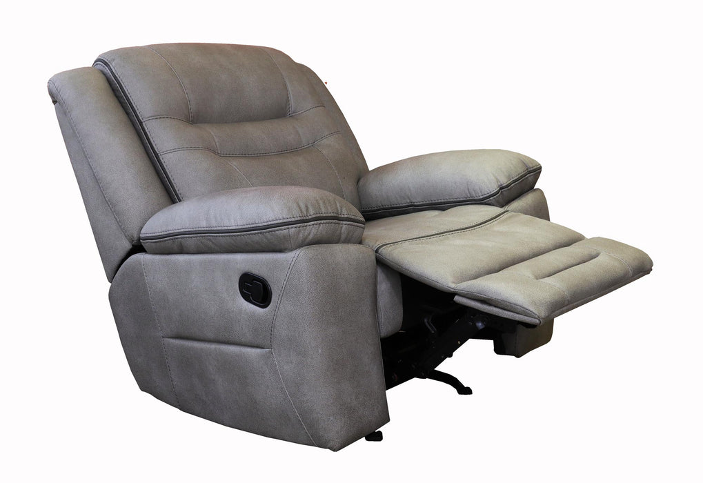 Grey Polished Microfiber Living Room Sets