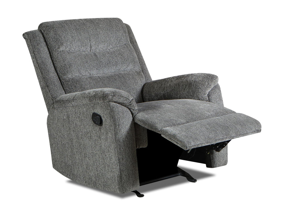 LR7578 Manual Glider Recliner in Chocolate or Charcoal