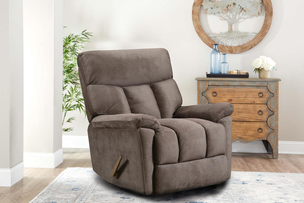 Chocolate Manual Glider Recliner Chair