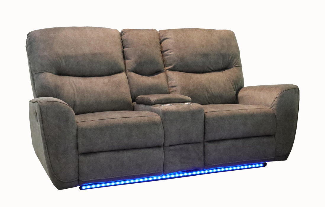 Granite Fabric Recliner  w/LED Lights