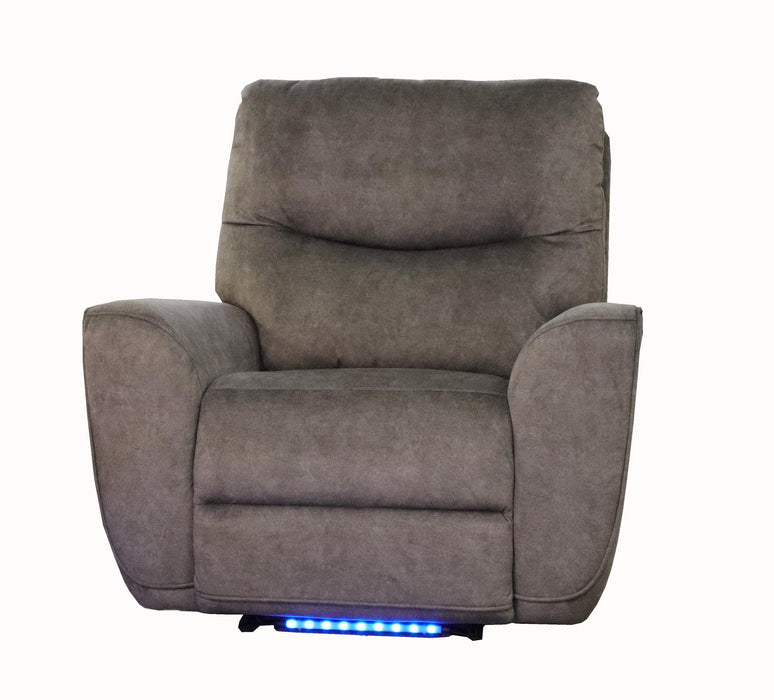 Granite Fabric Recliner  w/LED Lights