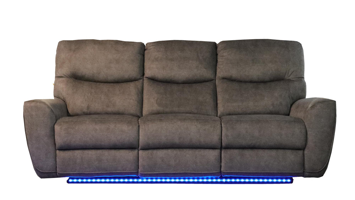 Granite Fabric Recliner  w/LED Lights