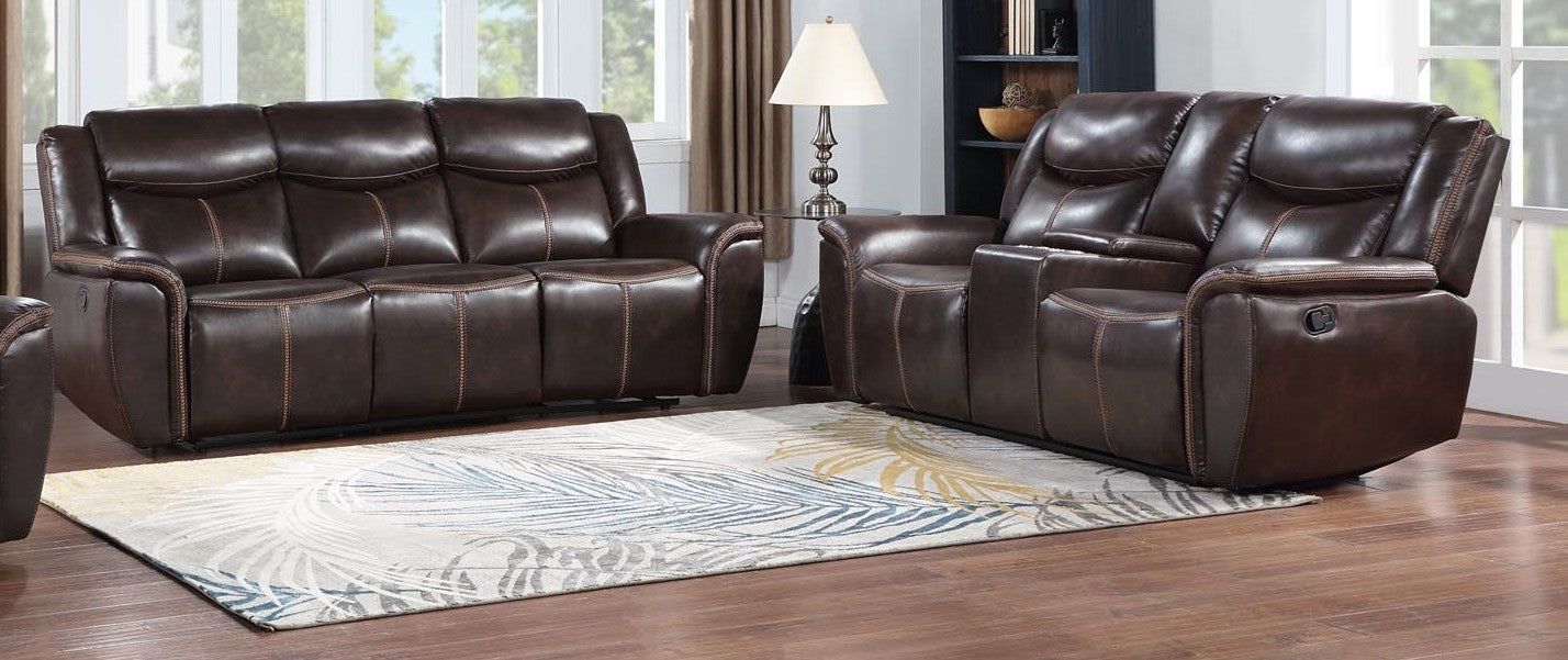 Marisol Chocolate Living Reclining Living Room Set