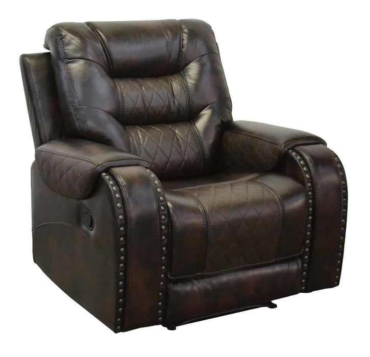 Badlands Two Tone Chocolate Recliner Chair