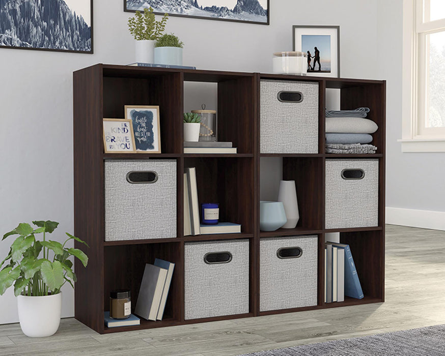 SA426490 RTA Cinnamon Cherry 6-Cube Organizer