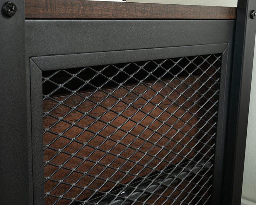 SA430263 RTA Barrel Oak Side Table / Nightstand