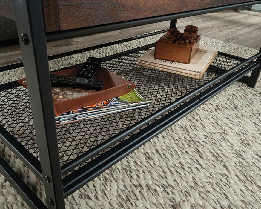 SA430269 RTA Oak Lift-Top Coffee Table With Storage