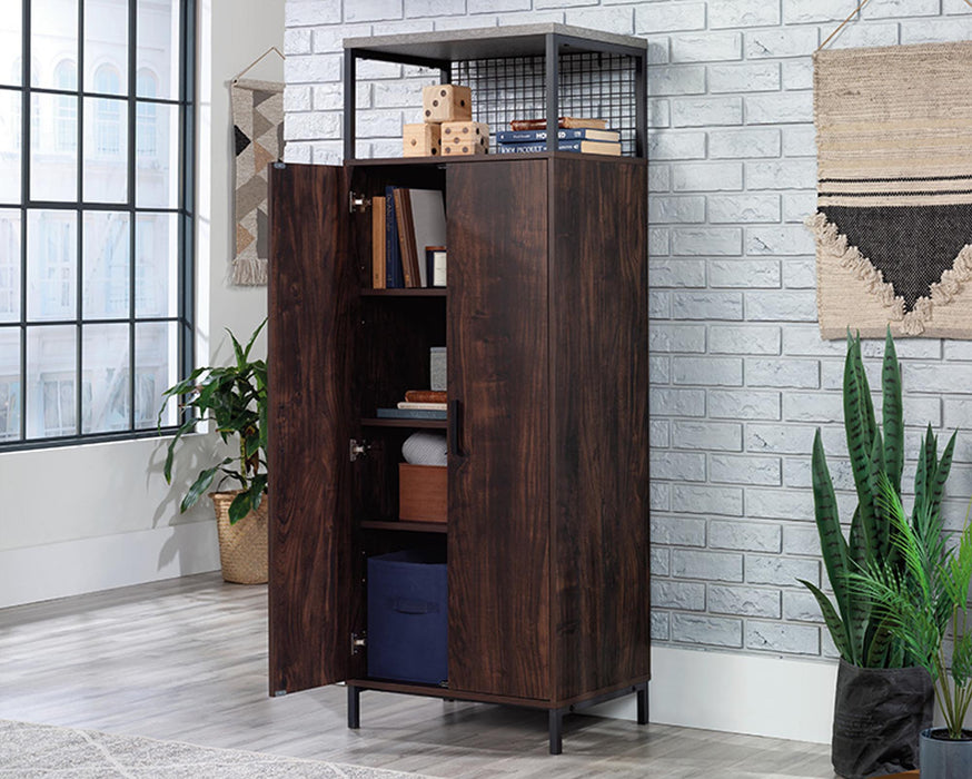 SA433858 RTA Walnut 2-Door Storage Cabinet