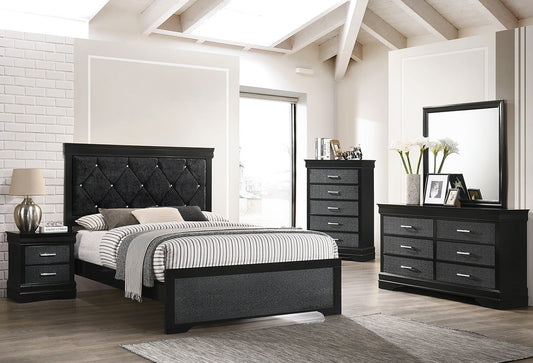 Amalia Black Bedroom Suites