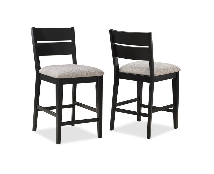 Mathis - Counter Height Chair (Set of 2) - Black