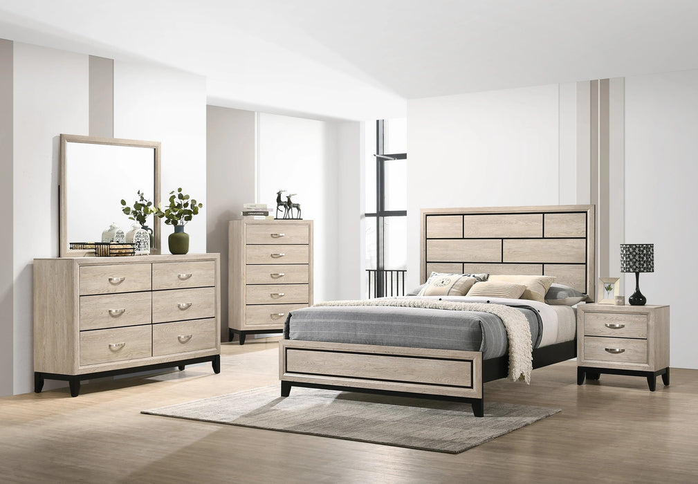 Akerson Driftwood 5 Piece Bedroom Suite by Crown Mark