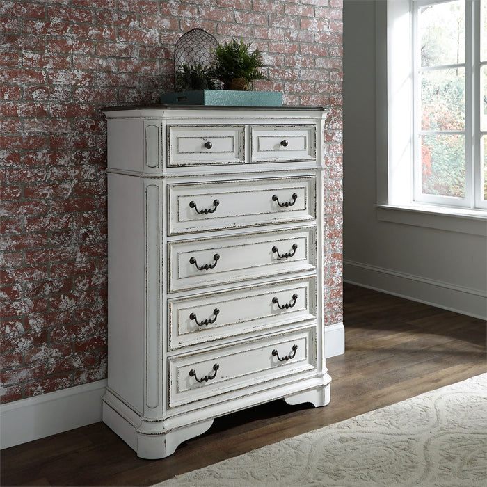 Magnolia Manor Antique White Bedroom Suite by Liberty furniture