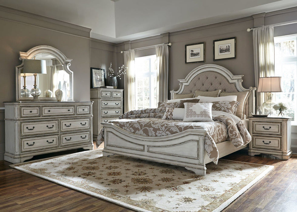 Magnolia Manor Antique White Bedroom Suite by Liberty furniture