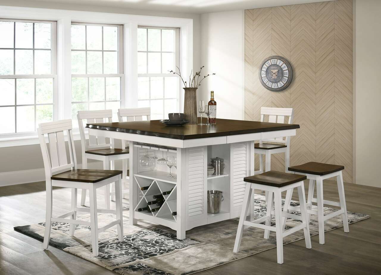 Dining Set Pub Style Table With Storage Pub Style Dining Room