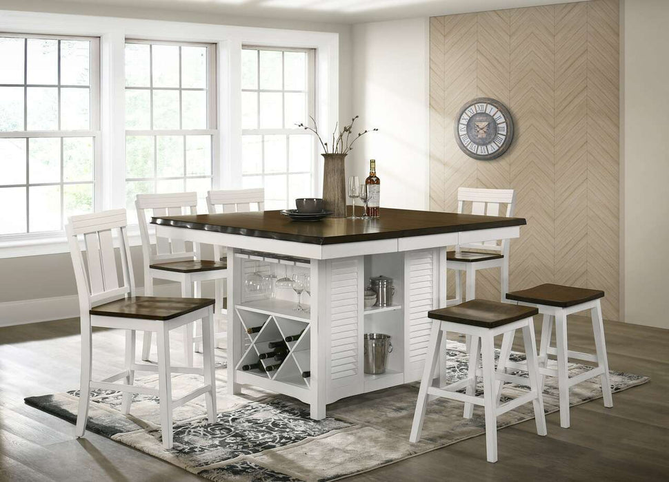 Coastal Pub Pc Counter Height Dining Set — - Main Image