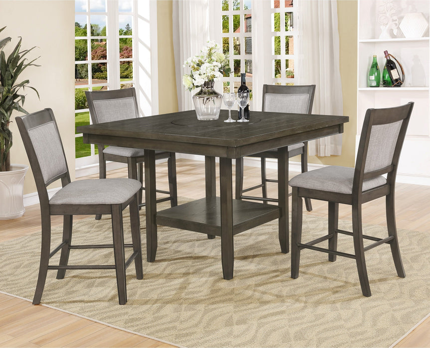 Fulton Grey Counter Height Dining Sets by Crown Mark