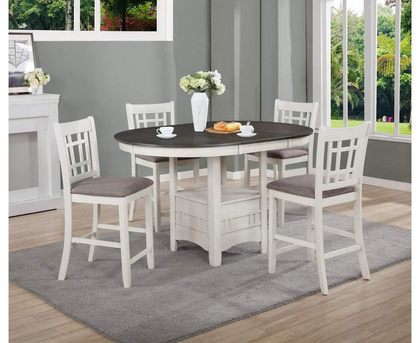 Hartwell 5 Pc Counter Height Dining Set by Crown Mark