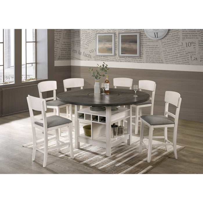 Conner Espresso or Chalk & Grey Counter Height Dining Sets by Crown Mark