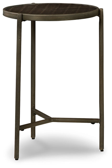Doraley - Brown / Gray - Round Side End Table