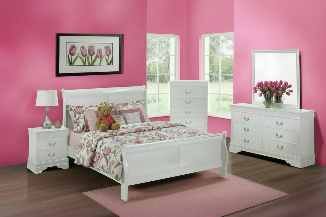 Louis Philip White Bedroom Sets by Crown Mark
