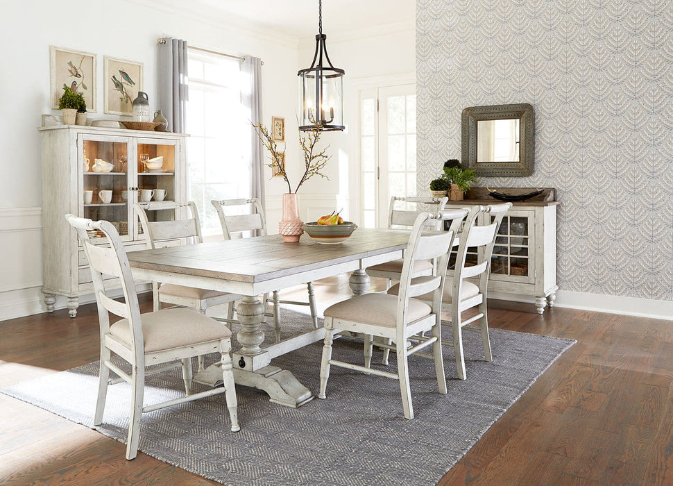 Whitney 7 Piece Trestle Table Dinette Set by Liberty