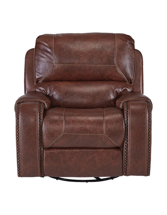 Avalanche Tobacco Swivel Glider Recliner Chair by Corinthian