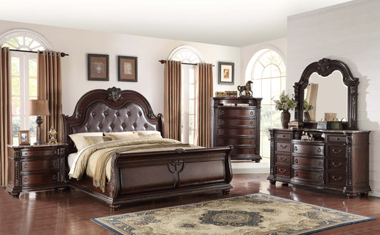 Stanley Dark Cherry Bedroom Suite